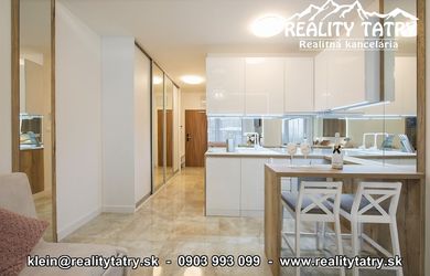 Apartmán v Starom Smokovci HREBIENOK Resort - TOP KVALITA A STAV - ODPORÚČAME !!!