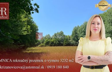 Pekný slnečný rekreačný pozemok v lone prírody Nimnica