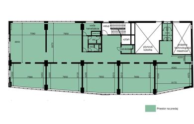 Piešťany -  nebytový holopriestor v centre mesta - 502m2 -  Nitrianska ulica - ID 23006