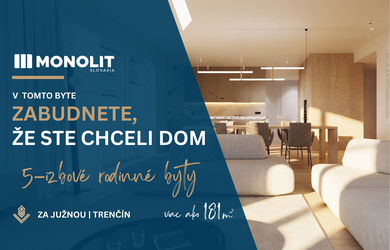 OS Za Južnou - lokalita Suchý Dub, 5 izbový luxusný terasový byt č.7, v HOLOBYTE za 445.200 €