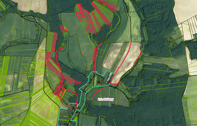 Sušany – 56.000 m2 ORNÁ PÔDA - Na predaj