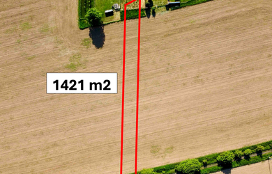 Vráble - 1421 m2 STAVEBNÝ pozemok