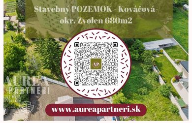 REZERVOVANÉ Rovinatý pozemok 680m2 na výstavbu RD na základe ÚPI