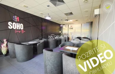 HALO reality - Prenájom, obchodný priestor Partizánske, zabehnutá kaviareň s barom - EXKLUZÍVNE HALO REALITY