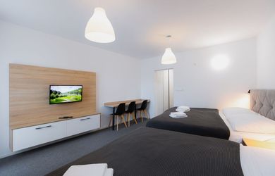 Štýlový apartmán s balkónom v Bešeňovej
