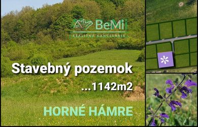 Stavebný POZEMOK ...1142 m2...Horné Hámre (170-14-DARE)