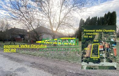 Veľké Chyndice pozemok 582 m2 ID 535-14-MIG