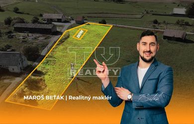 Na predaj stavebný pozemok 4459 m², Liešno