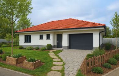 AZ. Predaj modernej 4-izb. Novostavby Bungalov s garážou v obci Nový Svet