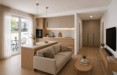 Atraktívny 2-izbový apartmán s predzáhradkou a parkovací státím v cene apartmánu