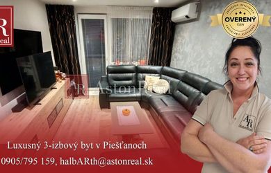 IBA U NÁS! Elegantný 3 izbový byt, lodžia,kompletná rekonštr.,Piešťany