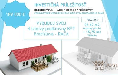 Predaj investičného zámeru v Rači, Pri vinohradoch