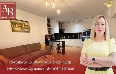 Moderný nadštandardný 2-izbový byt v novostavbe na Námestí slobody
