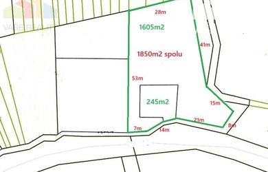 Pozemok 1850m2 v tichej lokalite, Moravany nad Váhom