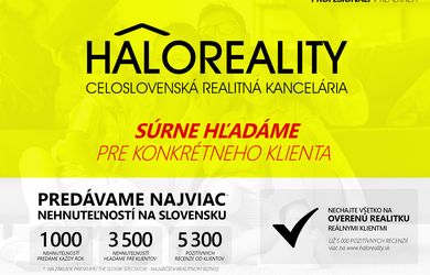 HALO reality - Kúpa trojizbový byt Západ - Terasa