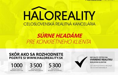 HALO reality - Kúpa trojizbový byt Nad Jazerom