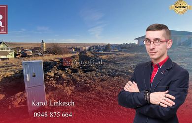 Stavebný pozemok 675m² Žakovce 18mx36m
