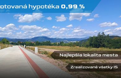 Stavebný pozemok vo výbornej lokalite - v prírode, a predsa v meste !