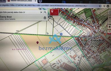 Bez maklérov predám Orná pôda  pozemok v lokalite Čierny Brod ID 105706