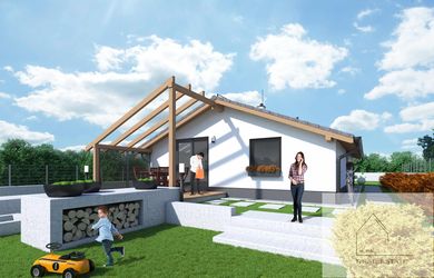 Novostavba 3-izbového rodinného domu vo Vrábľoch - časť Horný Ohaj