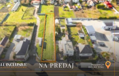 ALL INCLUSIVE | NA PREDAJ STAVEBNÝ POZEMOK (984 m²), DOLNÝ ŠTÁL