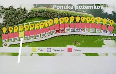 Stavebný pozemok 20km od BA pri vode a lese o rozloha 567m2