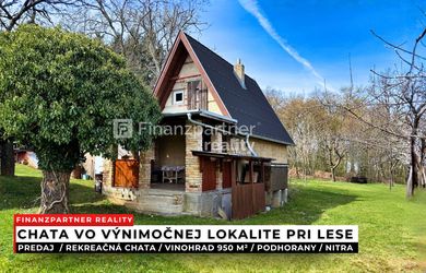 Vinohrady, ticho, výhľady - chata Podhorany, Nitra