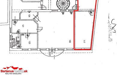 BartanusReality - Na prenájom kancelárie v centre Trenčína , ul. Námestie sv. Anny 21 budova ATRIUM