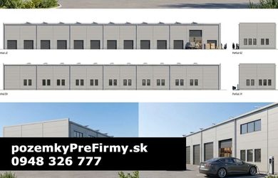 Ponuka projektu skladovej haly - 784m2 na okraji Bratislavy