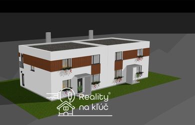 Na predaj poschodové moderné rodinné domy v novovybudovanej ulici za novou nemocnicou v Nových Zámkoch