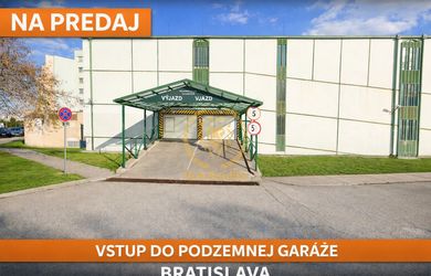 NA PREDAJ SAMOSTATNÁ GARÁŽ - PARK. DOM LOTYŠSKÁ 3A– VRAKÚŇA