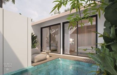 PREDAJ Investičná 2KK moderne zariadená vila s bazénom na Bali- Canggu