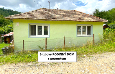 Kokava nad Rimavicou – Rodinný DOM s 270 m2 pozemkom