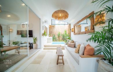 PREDAJ Investičný 3KK nový zariadený viladom s bazénom na BALI-Canggu