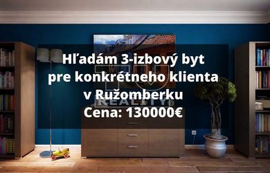 Kúpa 3 izbový byt Ružomberok