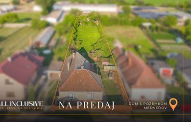 ALL INCLUSIVE | NA PREDAJ STAVEBNÝ POZEMOK (1852 m²), MEDVEĎOV