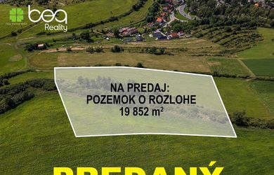 PREDANÝ: 2-hektárový investičný pozemok, Prešovská ulica, Levoča