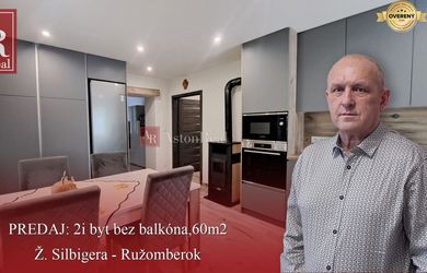 PREDAJ: 2 izbový byt - 69m2, Ružomberok - Ž. Silbigera