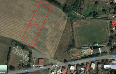 Investičný pozemok 4483 m2 na výstavbu RD v obci Ruskov.