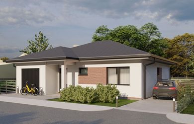 Moderný 4-izbový rodinný dom s garážou v nízkoenergetickom štandarde v obci Moravský Sv. Ján