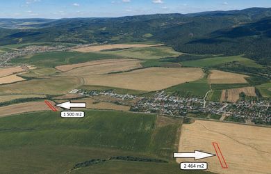 Investičná orná pôda pri Trenčíne – 3 964 m² | Mníchova Lehota