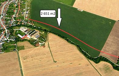 Investičné pozemky pri zástavbe – 3 952 m² | Prietržka, okres Skalica