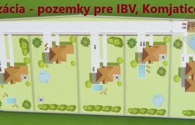 Komjatice – pozemok 5.478 m² na výstavbu (6 stavebných pozemkov)