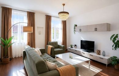 AZ PROPERTY* ponúkame na prenájom elegantný 2-izbový byt v komornom bytovom dome v srdci mesta