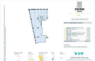 4X PARKING V CENE | 301 m² kancelária s 4x parkovacími miestami v cene v ZWIRN OFFICE