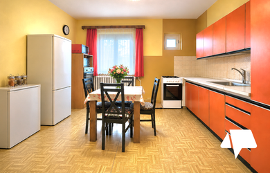 REZERVOVANÝ- Predaj veľký 4-izbový rodinný dom Červený Hrádok, pozemok 2066 m2, nový plynový kotol