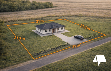Predaj stavebný pozemok Štitáre, prípojky: elektrina, obecný vodovod, 840 m2