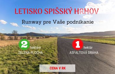 Atraktívny pozemok na podnikanie (3 ha) pri Klčove