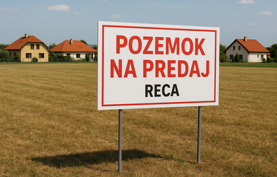 Na predaj: dve susediace stavebné parcely v obci Reca