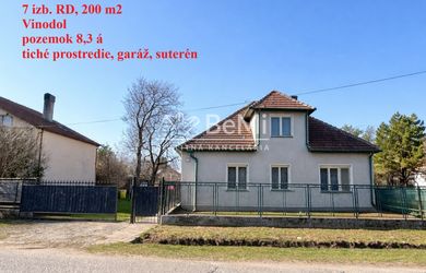 7-izbový rodinný dom, záhrada, garáž, investičná príležitosť - Vinodol